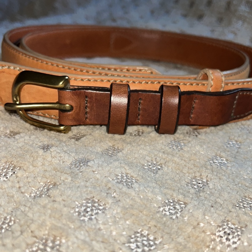 New without tags Timberland all leather belt size 38